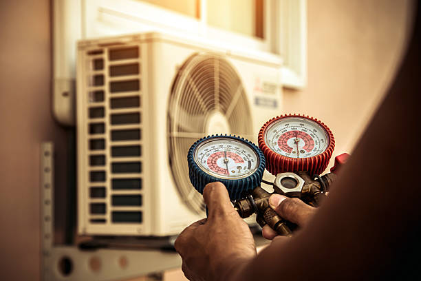 Professional Hvac technician working in Creighton, PA